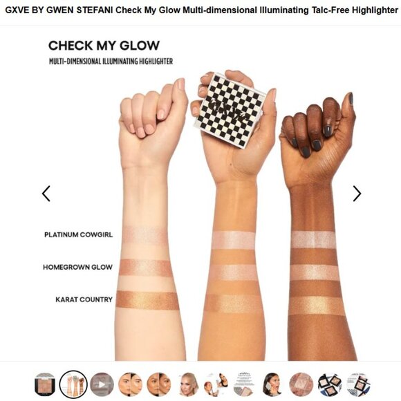 GXVE BY GWEN STEFANI Check My Glow Multi-dimensional Illuminating Highlighter - Picture 2 of 4